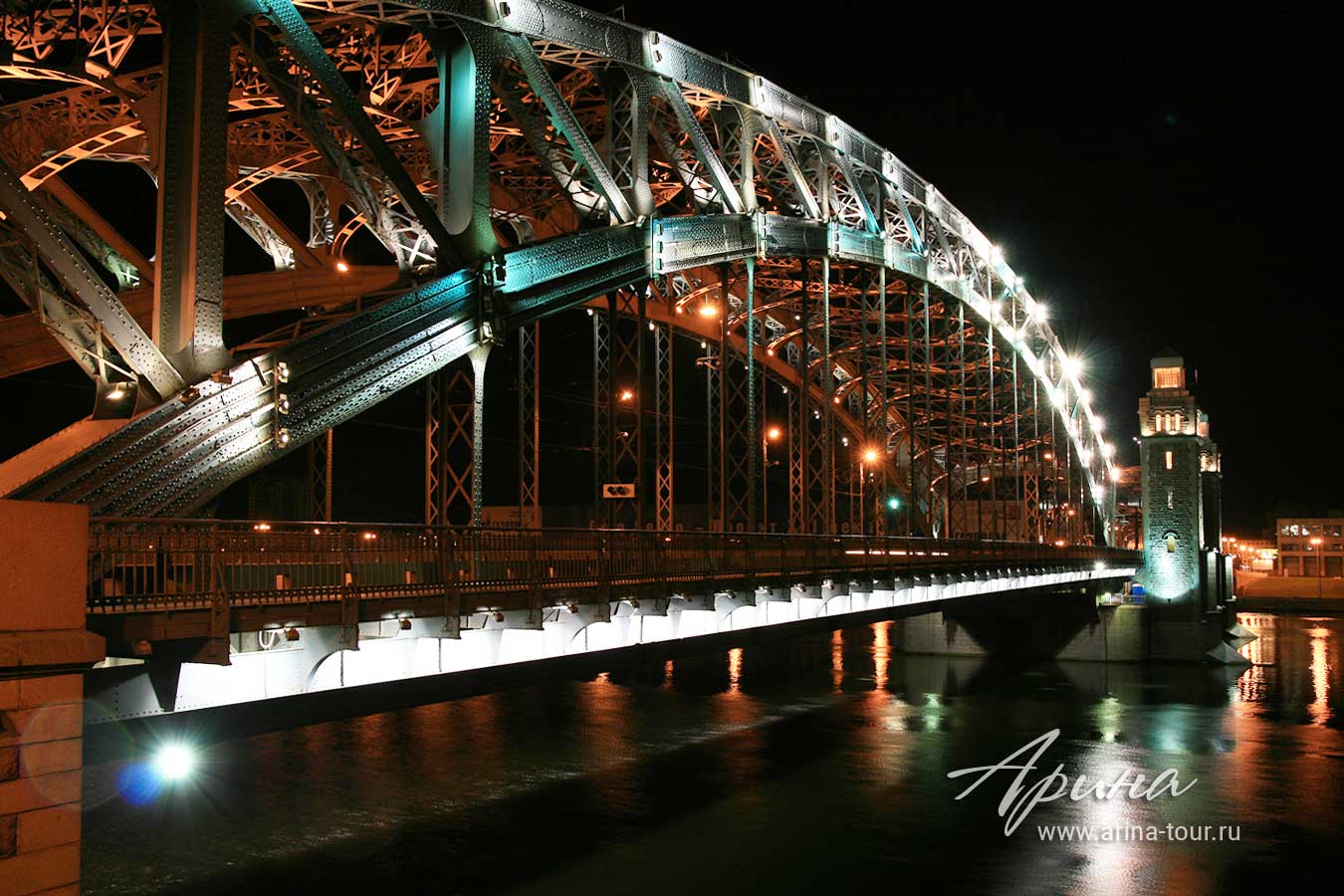 Мост Петра Великого (Большеохтинский мост), Петербург