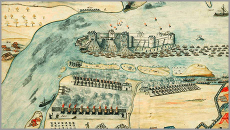 штурм крепости Орешек (Нотебург)