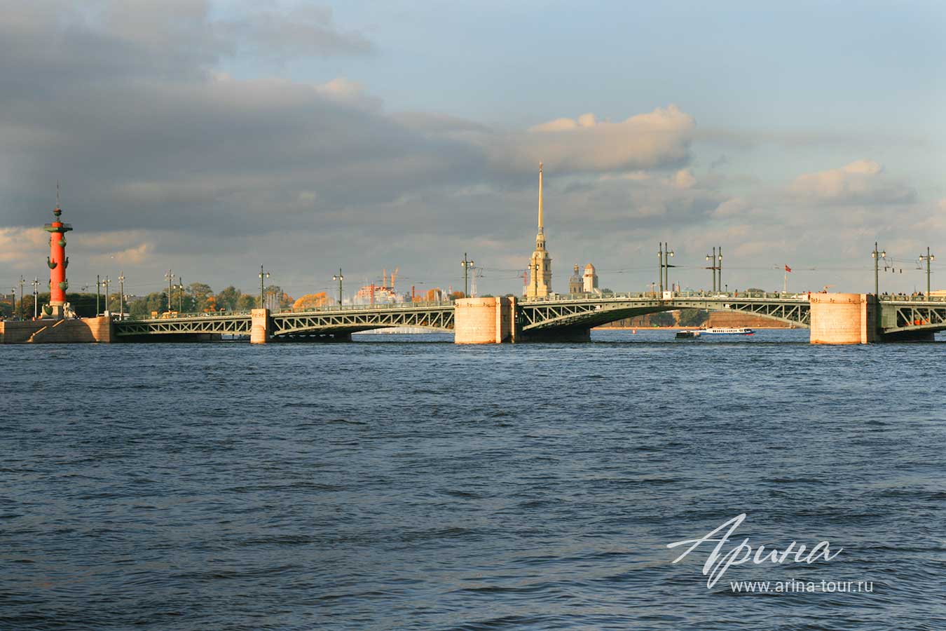 Дворцовый мост, Петербург
